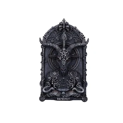 Immagine di Nemesis Now Targa da parete Baphomet&#039;s Invocation, nera, 30,5 cm