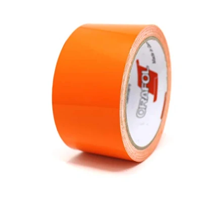 Immagine di 10m Strisce adhesive decorative per auto moto barca e modellismo in vari colori autoadesive Lunghezza (50mm, Arancio pastello)