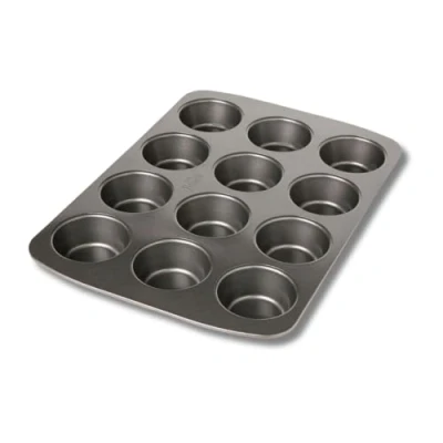 Immagine di RBV Birkmann, 881105, Easy Baking, Muffinform, 12 fach 881105 Stampo per Muffin, Pezzi, Lega di Acciaio, Grigio, 12er