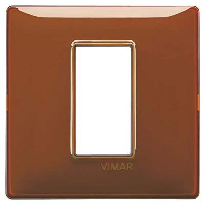 Immagine di Vimar Serie piatta Placca 1 modulo reflex tabacco