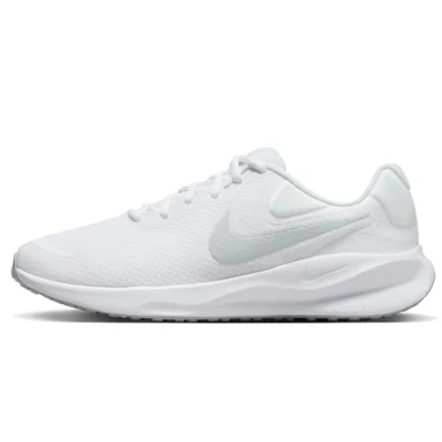 Immagine di Nike Performance Revolution 7 Scarpe running neutre, Uomo, Taglia: 48.5, White/pure platinum Tessuto / sintetico