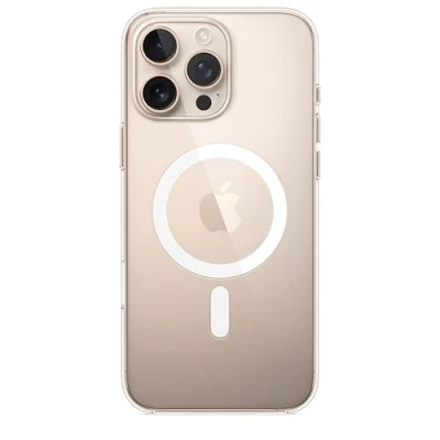 Immagine di Apple PC Back Cover Trasparente MagSafe iPhone 16 Pro Max