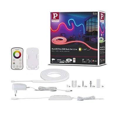 Immagine di Paulmann MaxLED Flow 70965 Kit base striscia LED con spina 24 V 1.5 m RGB 1 pz.