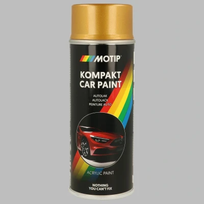 Immagine di MOTIP 52250 Veicolo Vernice combinata 400ml aerosol dorato Kompakt white glossy 12 ml