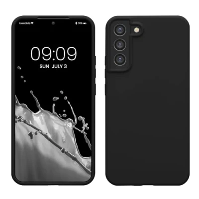 Immagine di kwmobile Cover per Samsung Galaxy S22 Plus Custodia Back Case Smartphone in Silicone TPU Protezione Gommata nero matt