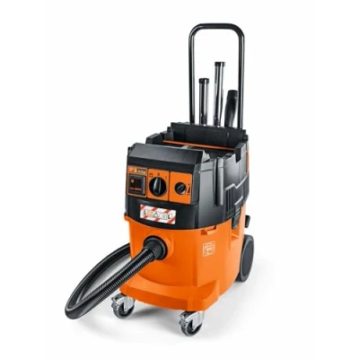 Immagine di FEIN Dustex 35 LX AC, Aspiratore da cantiere classe di polvere L, Pulizia filtro automatica, Aspirapolvere solidi, liquidi con accessori, Cavo 7.5 m, Potenza max, assorbita 1380 W