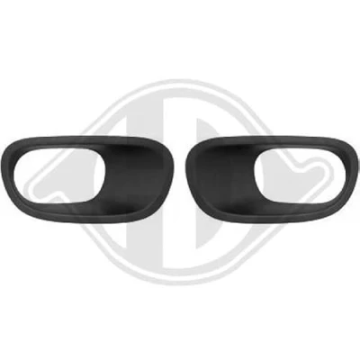 Immagine di DIEDERICHS 4007046 Griglia Paraurti anteriore Sx, Dx per veicoli con fendinebbia CITROËN: C3 III