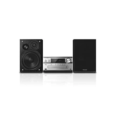 Immagine di Panasonic Sc Pmx92Eg S Sistema Hi Fi Stereo, Audio High Res, Cd, Bluetooth, Fm Radio, Dab+, Aux In Autoplay, USB Dac, Lincsd Amp, Speaker a 3 Vie, Alta Qualità Audio, Silver, Taglia Unica