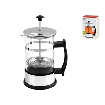 Immagine di HOME Tech Infusion Infusiera in Borosilicato, 600 CC, Trasparente/Nero