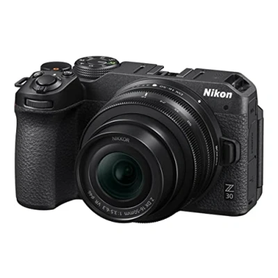 Immagine di Nikon Z30 + Z DX 16 50 VR Fotocamera Mirrorless, CMOS da 20.9 MP, LCD Angolazione Variabile, Registrazione fino a 125min, Video 4K, Nero