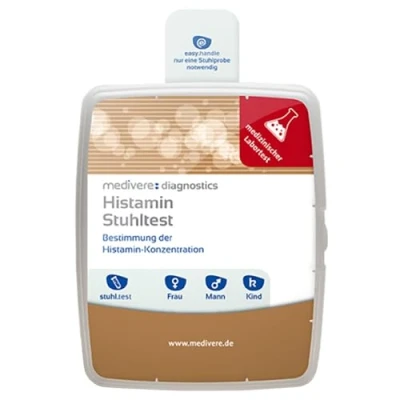 Immagine di medivere Diagnosi di laboratorio Test delle feci dell&#039;istamina determinazione affidabile del livello istamina nell&#039;intestino per aiutare con intolleranze e reazioni allergiche