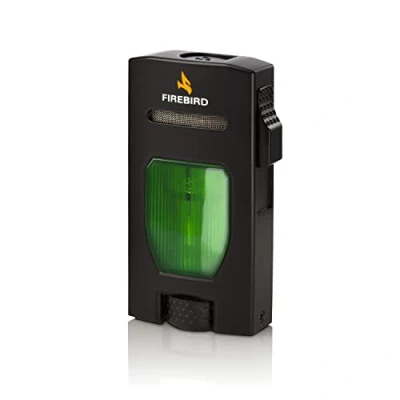 Immagine di Firebird Rogue Accendino antivento a getto Ideale per Sigari Ricaricabile GAS butano (non incluso) Grande rotella regolazione fiamma Capiente serbatoio del con Finestra di controllo.