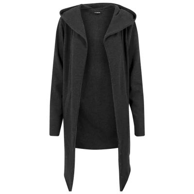 Immagine di Urban Classics LONG Hooded OPEN EDGE Cardigan Felpa con zip, Uomo, Taglia: Large, Charcoal