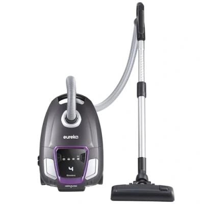Immagine di Eureka NEN300 Aspirapolvere con Sacco, Potente 700W, 62 dB(A) Super Silenzioso a traino Filtro Igienico, Bocchetta per Pavimenti Duri, Parquet, Moquette, Piastrelle, 2L