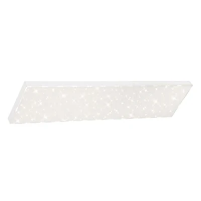 Immagine di Briloner Leuchten Pannello a LED, plafoniera dimmerabile, lampada da soffitto con bordo luminoso, regolazione della temperatura di colore, 24 watt, 2.400 lumen, bianco, 1000x250x69mm