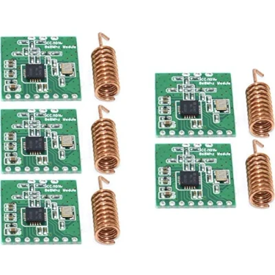 Immagine di TECNOIOT 5pcs CC1101 868MHz Wireless Module Long Distance Transmission with Antenna