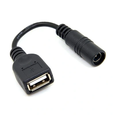 Immagine di JSER Cavo adattatore da 5 V USB femmina a jack di alimentazione CC, 5,5 x 2,1 mm, compatibile con telefoni cellulari, tablet e luci