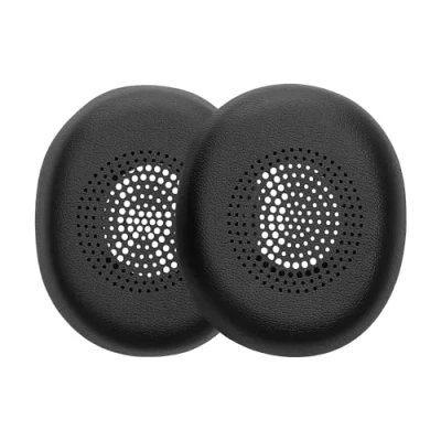 Immagine di kwmobile 2x Cuscinetto Cuffie Compatibile con Jabra Evolve 2 30 Pad Cuscinetti Ricambio Over Ear Simil Pelle nero