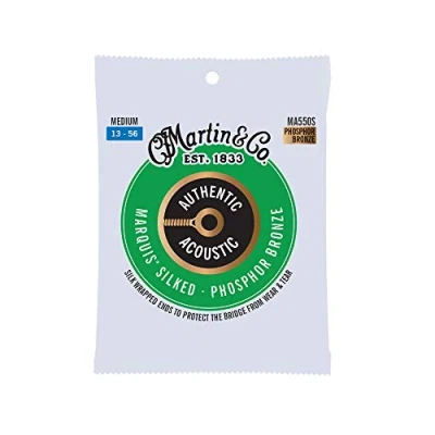 Immagine di MARTIN Authentic acustica SP seta Medium ( 13 56 ) Phosphor Bronze, Set singolo