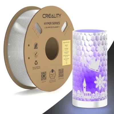 Immagine di Filamento Creality Hyper PETG, Trasparente 1,75 mm PETG 1KG, per Stampante 3D Precisione Dimensionale +/ 0,03 mm, Adatto Alla Maggior parte Delle Stampanti