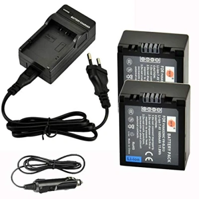 Immagine di DSTE 2 pacco Ricambio Batteria + DC67E Caricabatteria Compatibile per Panasonic DMW BLB13 Lumix DMC G1 G2 G10 GF1 GH1 como BLB13E BLB13GK