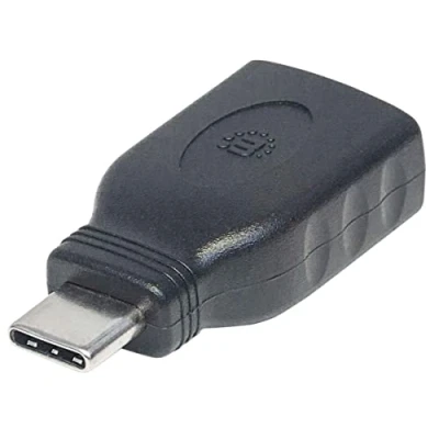 Immagine di Manhattan USB 3.2 Gen 1 (USB 3.0) Adattatore [1x Spina C 2 3.1) 1x Presa A 3.1)] Adapter Stecker auf Buchse