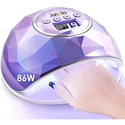 Immagine di Janolia UV LED Lampada Unghie 86W, per Manicure e Pedicure con Automatico Sensore, Display LCD, 4 Timers da10s 30s 60s 99s