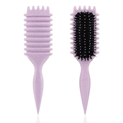 Immagine di Spazzola Capelli Ricci, Bounce Curl per Uomini e Donne,Spazzola Definizione Ricci Riduce Trazione Separazione