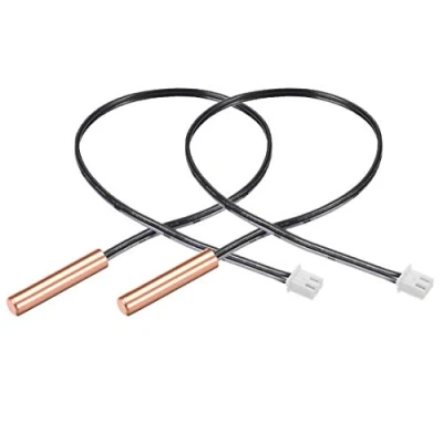 Immagine di 2 pz 5 K NTC Thermistor Probe 15,7 pollici Rame Sensibile Temperatura Temp Sensore per Climatizzatore