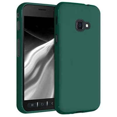 Immagine di kwmobile Custodia Compatibile con Samsung Galaxy Xcover 4 / 4S Cover Back Case per Smartphone in Silicone TPU Protezione Gommata verde bottiglia