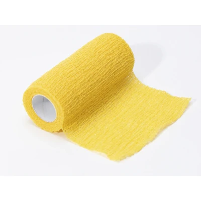 Immagine di GIMA Benda elastica coesiva per fissaggio e sostegno, 4m x 8 cm, confezione da 10, rossa, 34671