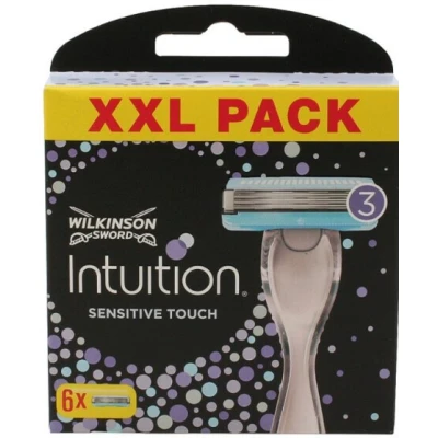 Immagine di Wilkinson Sword Intuition Sensitive Touch Lame da rasoio donna, confezione 6