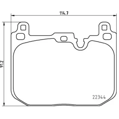 Immagine di VAICO V20 3131 Kit pastiglie freno Q+ qualità di primo fornitore Assale anteriore Predisposto per contatto segnalazione usura BMW: X1, 1 Hatchback, X2