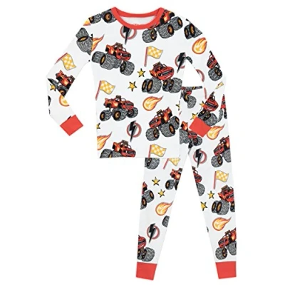 Immagine di Blaze and the Monster Machines Pigiama Bambino Pigiamone Ragazzo Cotone Pigiami Bambini Truck Pijama e Le Mega Macchine 2 3 Anni