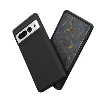 Immagine di RhinoShield Custodia compatibile con [Pixel 7 Pro] SolidSuit protettiva antiurto dal design sottile finitura opaca di alta qualità 3,5 m / 3,4 nero classico