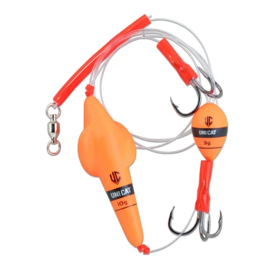 Immagine di Uni Cat Rotating Worm Rig 10g per Pesce Gatto 3/0 (48,4kg) (160cm) Terminali predatori