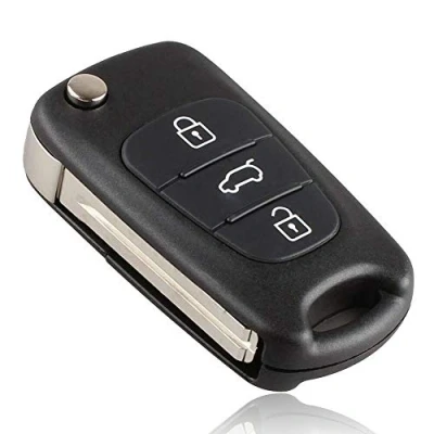 Immagine di SALPIE Guscio Chiave Scocca Telecomando Auto , 3 Tasti Compatibile Con Hyundai I20 I30 IX20 IX35 Elantra (Fino anno 2015)