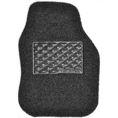 Immagine di Nicoman Tappetino Universale per Auto, a Spirale, Antiscivolo, in Gomma PVC, Resistente, Impermeabile, Facile da Pulire, Colore Nero, Lato conducente, Piccolo, 1 Pezzo