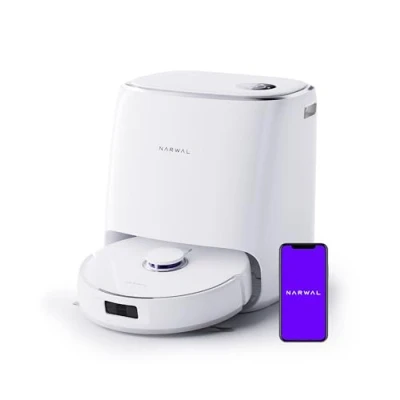 Immagine di NARWAL Freo X Ultra Robot Lavapavimenti e Aspirapolvere, Autopulente, 8200 Pa, Zero Grovigli, DirtSense™, Stazione Base tutto in uno, Sensori Laser Aspirapolvere