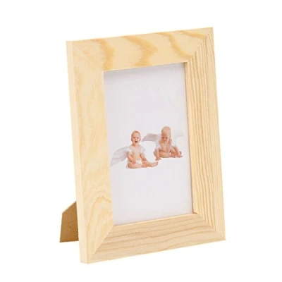 Immagine di GLOREX Inspirations 6 1683 401 Cornice in Legno di Pino, con lastra Vetro, Dimensioni Circa 14,5 x 19,5 3 cm, Mix FSC, la può Essere Decorata e progettata Individualmente