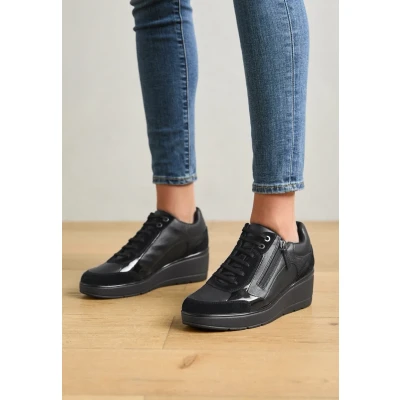 Immagine di Geox D Ilde C, Scarpe da Ginnastica Donna, Nero, 38 EU