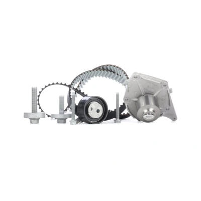 Immagine di metelligroup 30 0977 1 Kit distribuzione con pompa acqua, composto da galoppino, Cinghia di e tenditore, Pezzo Ricambio per Auto, automobile
