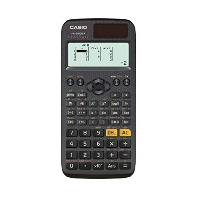 Immagine di Casio FX 85DEX Calcolatrice per la scuola Nero Display (cifre): 12 A energia solare, batteria (L x P) 77 11 166 mm
