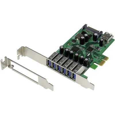 Immagine di Renkforce 6+1 Porta Scheda controller USB 3.0 A PCIe