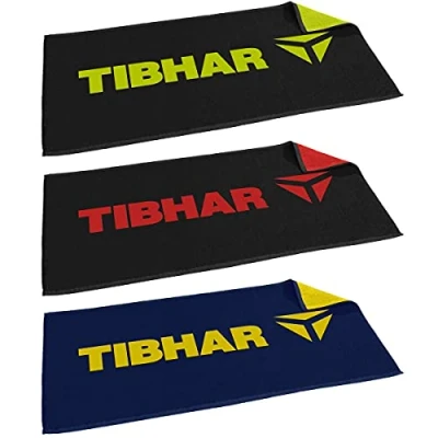 Immagine di Tibhar Asciugamano T, nero/lime