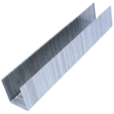Immagine di Set 1200 graffette per pistola sparachiodi spillatrice manuale accessorio di cucitrice in acciaio dimensione 11.3 mm spessore 0.7mm (0.7x8mm 1200pz)