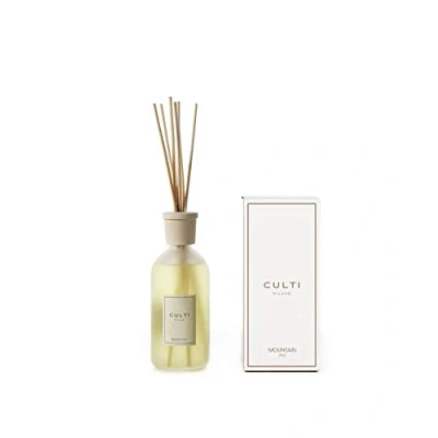 Immagine di Culti Diffusore Bastoncini Stile da 500 ml Milano Fragranza Mountain, al Legno di Cedro e Vetiver Durata 3 Mesi Metratura 10 a 20 mq