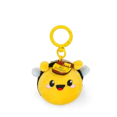 Immagine di Legami Portachiavi Super Soft! a Tema Bee, di Peluche, Ciondolo con Messaggio Inciso e Moschettone in Zinco, 7x11 cm