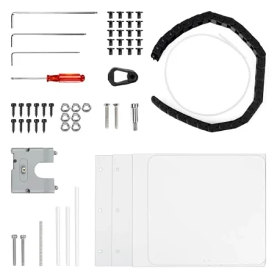 Immagine di Flashforge Enclosure Accessories Set for Adventurer 5 m, kit fai da te con piastre e viti per sbloccare la stampa ABS/ASA/PC