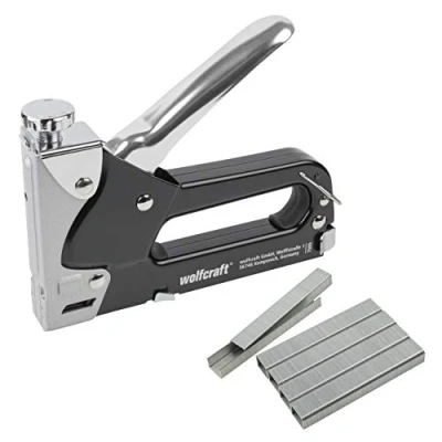 Immagine di Wolfcraft tacocraft 7 7089000 Graffettatrice a mano tipo graffette 53 Lunghezza 4 14 mm